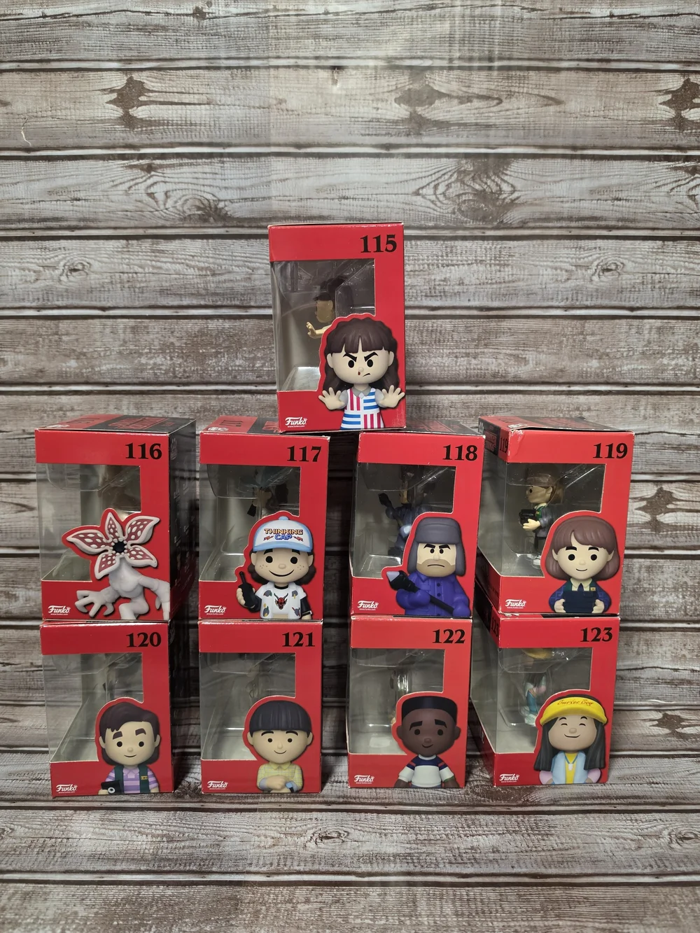Complete Set of Stranger Things Mini Funko Figures